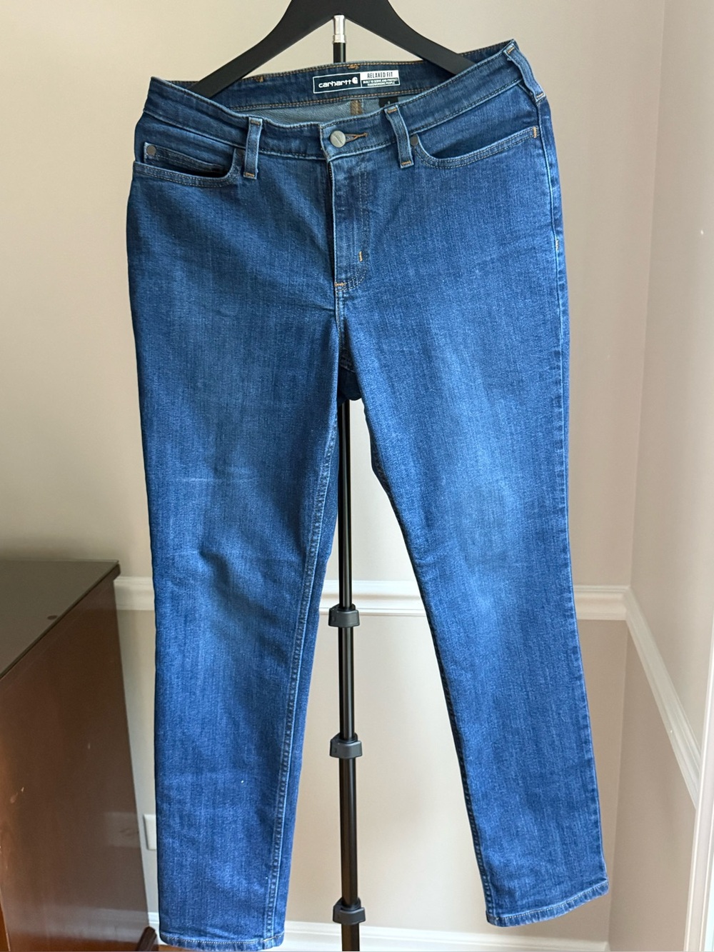 Carhartt Women's Skinny Jeans in Classic Blue Wash Size 6
